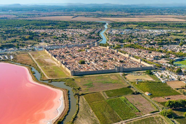 Panorama sur la cité d’Aigues Mortes