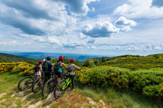 Randonnée en VTT en Cévennes