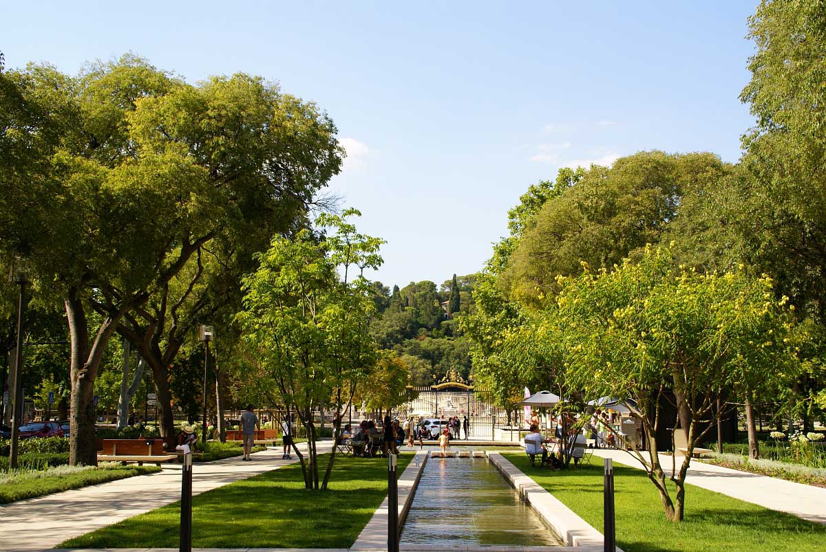 Avenue Jean jaurès et Jardins de la fontaine