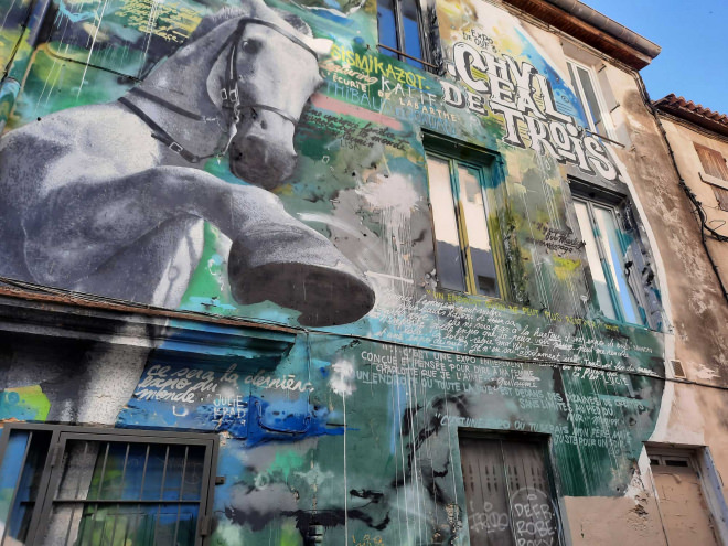 Fresque de l’Expo de Ouf à Nîmes