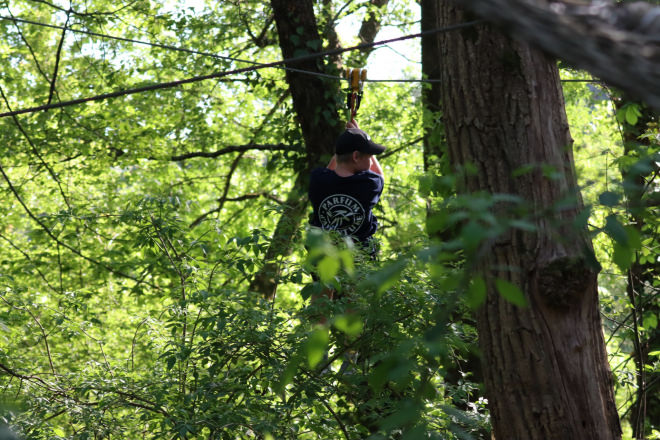 Accrobranche au Parc Parfum d’Aventure