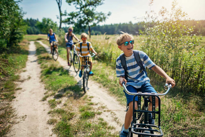 Balade à vélo avec des ados dans le Gard