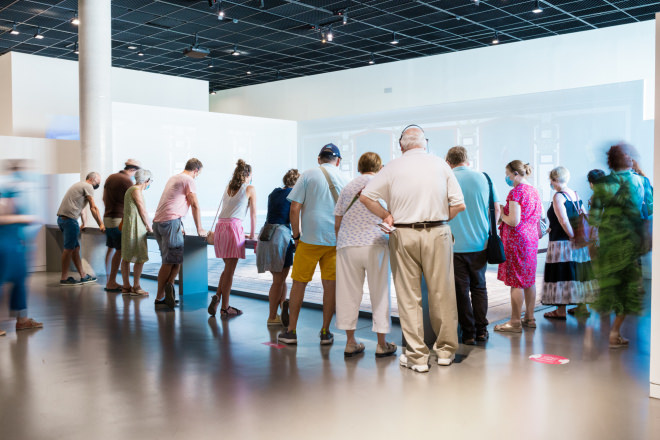 Musée de la Romanité, public