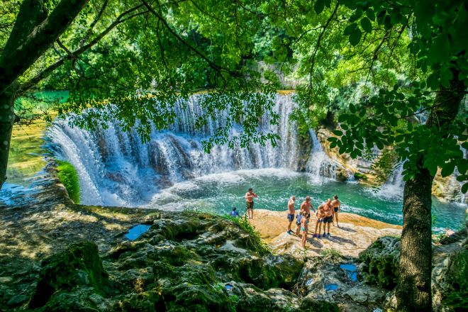 Saint Laurent le Minier, cascade de la vis