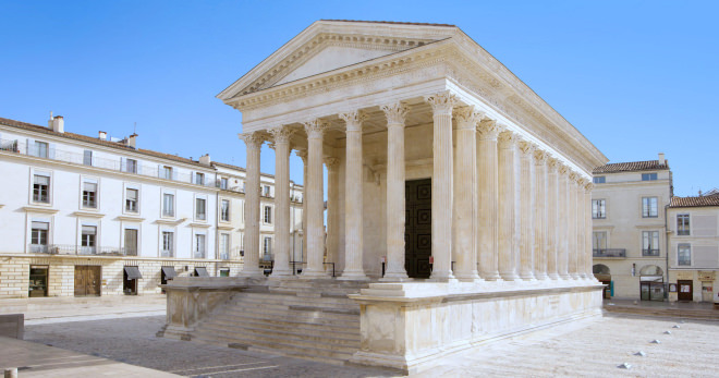 La maison carrée de Nîmes