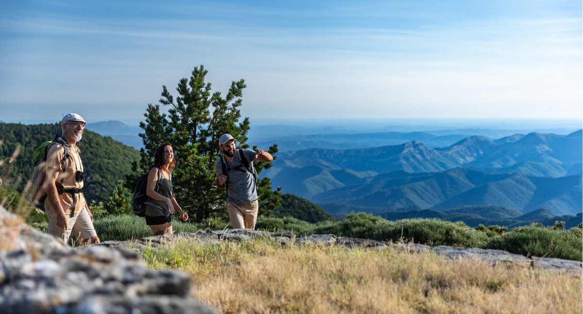 Randonnée en Cévennes col de la Lusette
