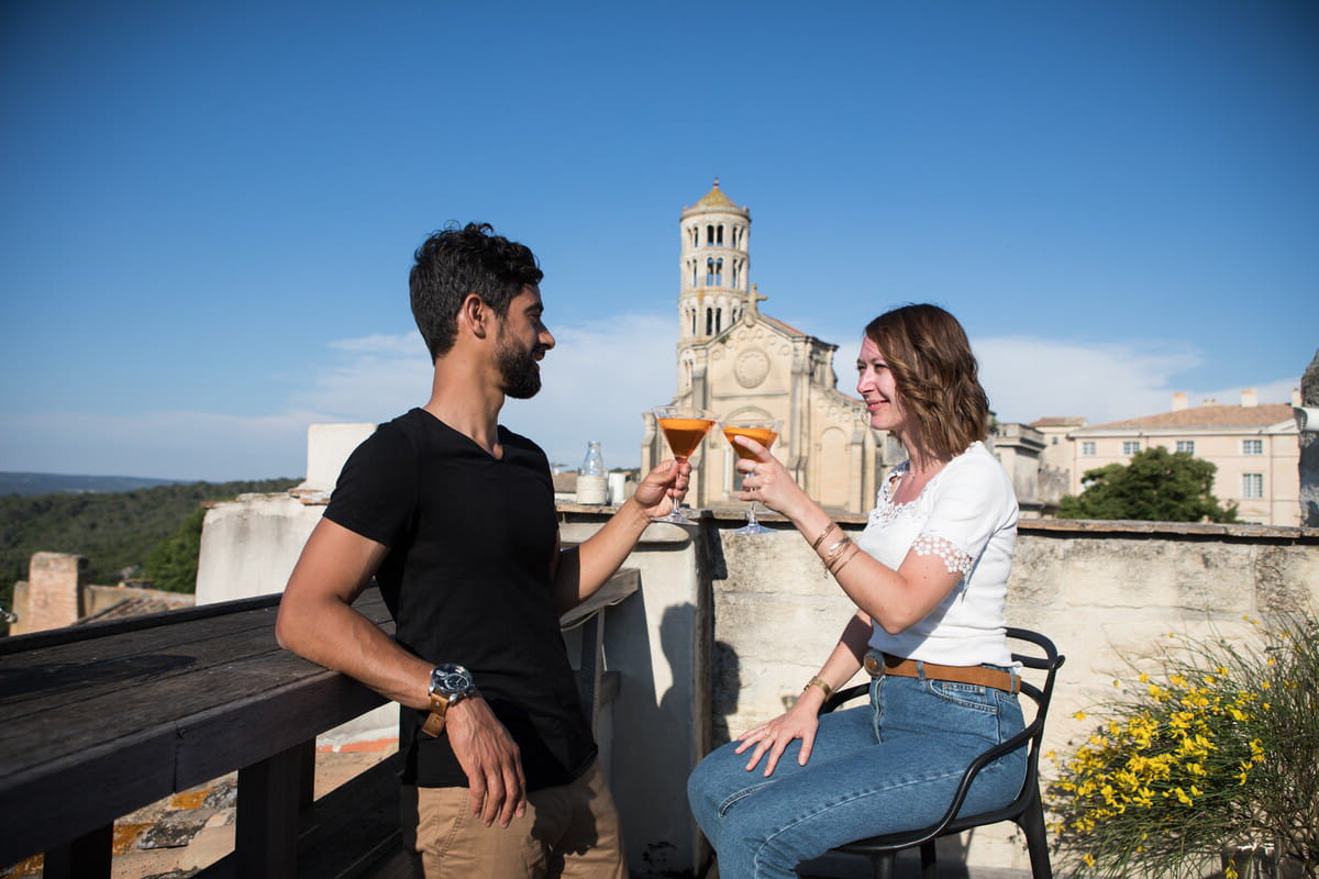 Apéritif romantique à Uzès